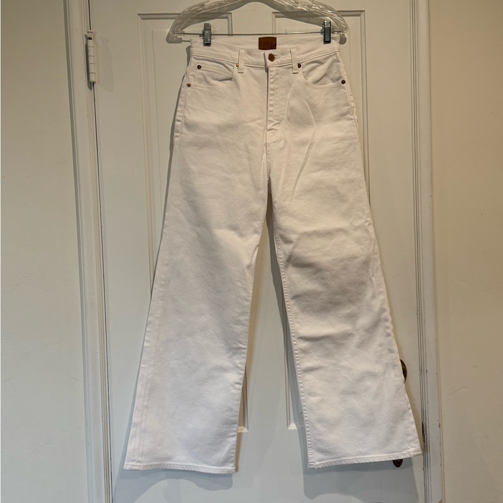 Jamie Haller - The Wide A Leg in Soft White - size 27